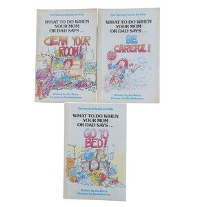 Grolier 1983 What To Do When Your Mom Or Dad Says Book Set Joy Berry Survival Se